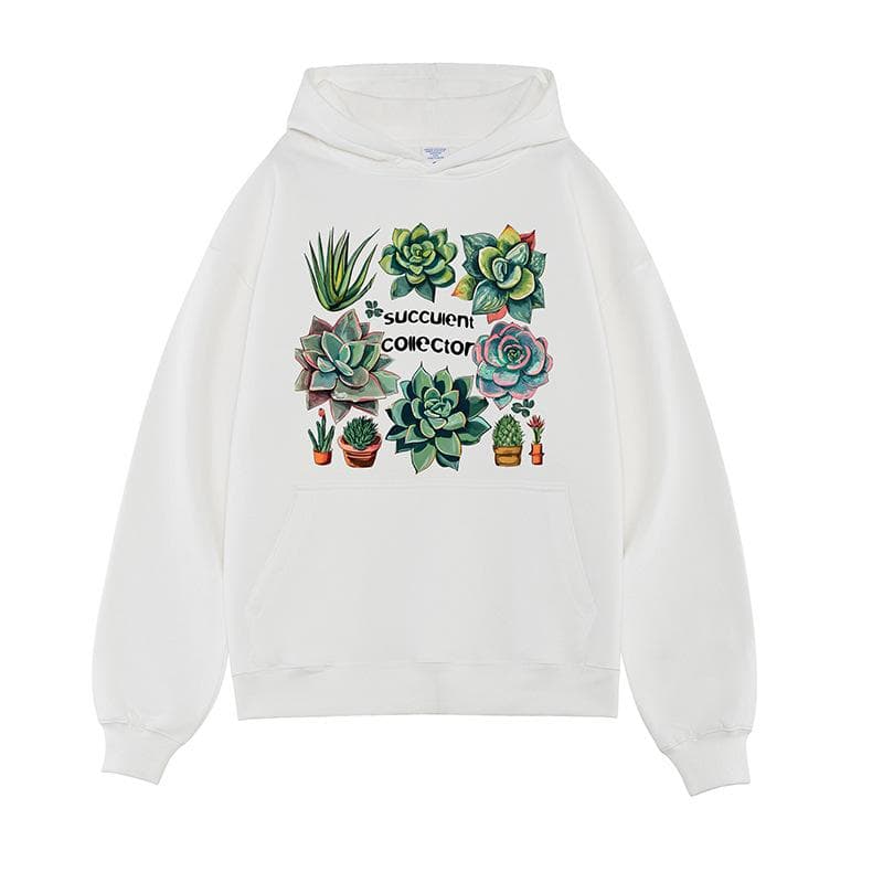 Casual Street Hooded Sweatshirt Men and Women American Retro High Street Autumn and Winter Couple Jacket XXL
