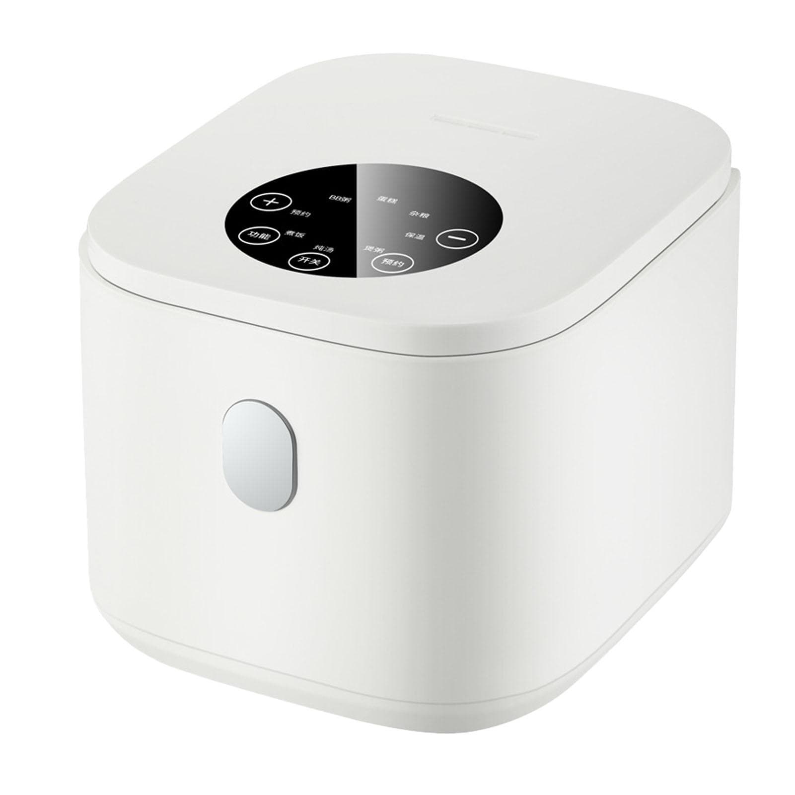 Rice Cooker 2.5L Smart Mini Electric Rice Cooker with 8 Cooking Functions for Grain Porridge Soup