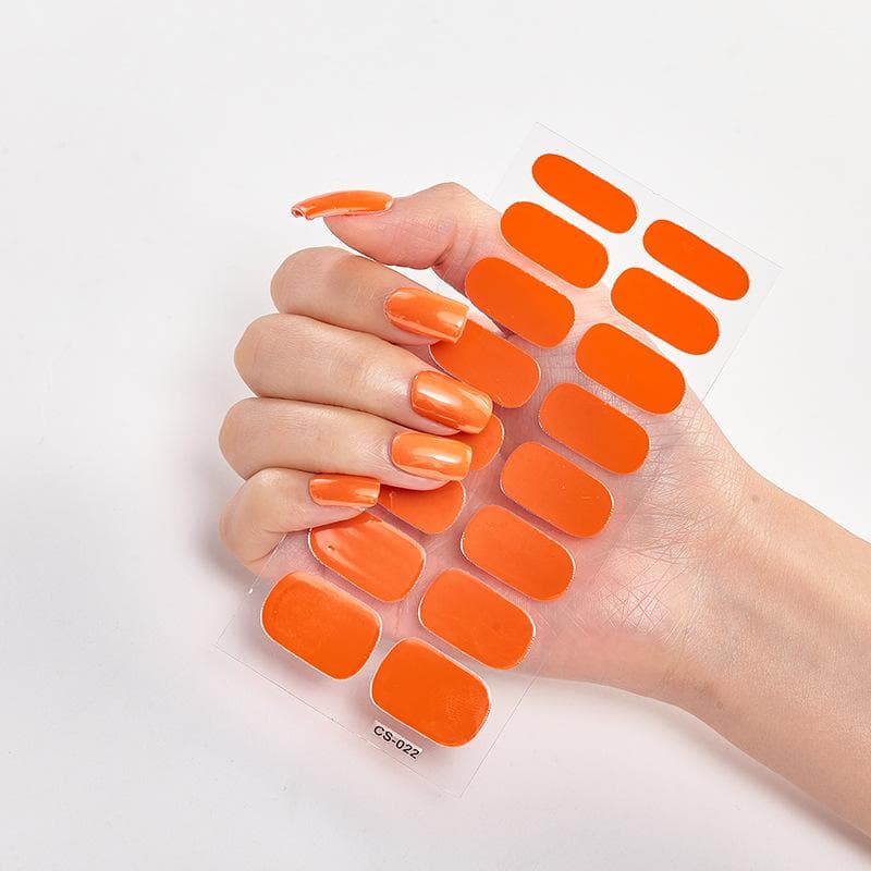2025 New No Glue Gel Nail Stickers Waterproof Matte Press On Nails for Women