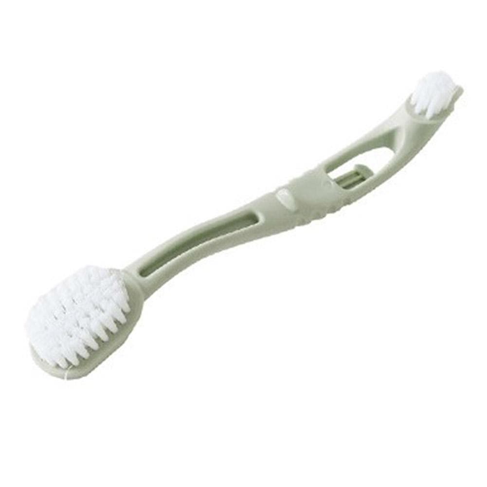 Double Ends Household Brush Multi Use Shoes Window Wall Tile Cleaning Tool Green Green