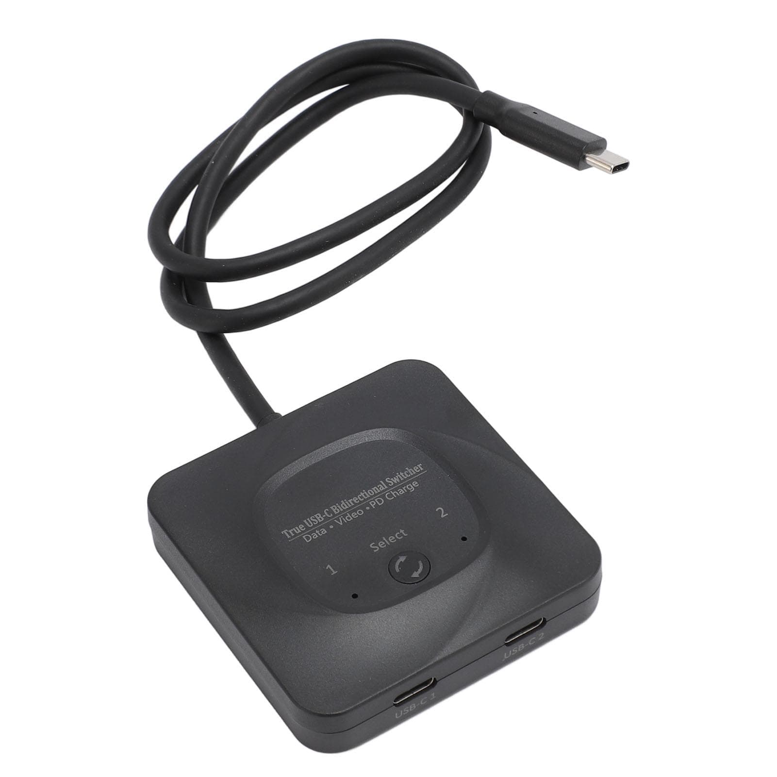 USB C Bidirectional Switcher 2 in 1 Out Or 1 in 2 Out Two Way 8K 60Hz 10Gbps Transfer PD100W Fast