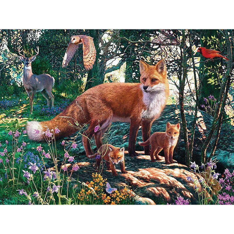 Diamond Painting Animal Pictures of Rhinestones Diamond Embroidery Sale Fox Diamond Mosaic 20X30CM