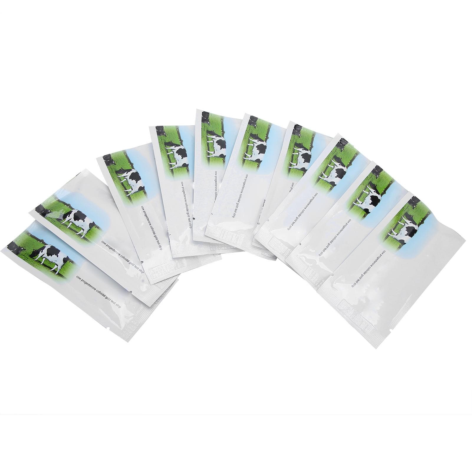 10Pcs Cow Pregnancy Test Paper Livestock Disposable Early Pregnant Detection Testing Tool