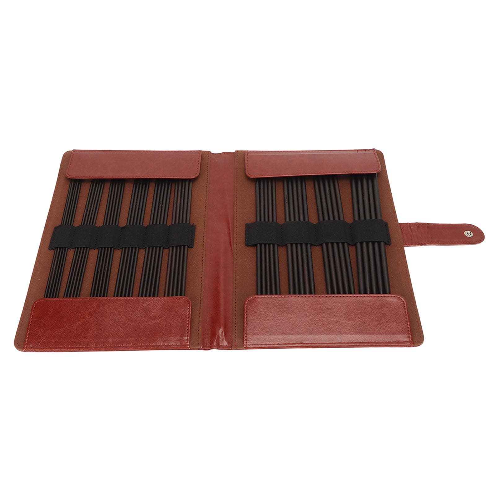 50Pcs Wood Knitting Needle Double Pointed Finely Polished Smoothing Knitting Needles Set for