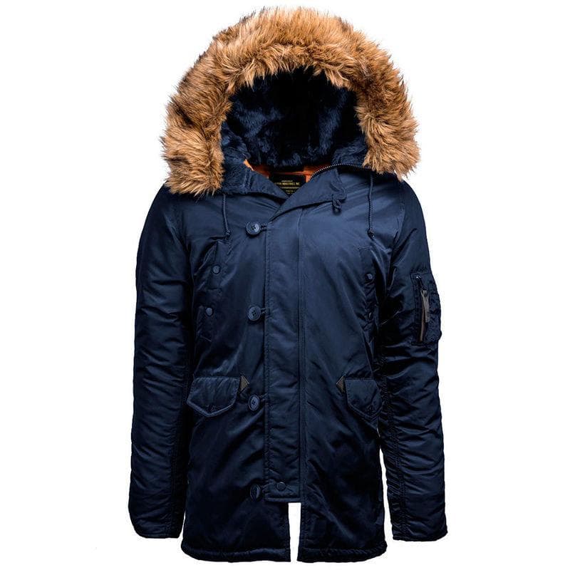 Men's Autumn and Winter Thickened Winter Coat Padded Jacket Padded Jacket Waterproof XL