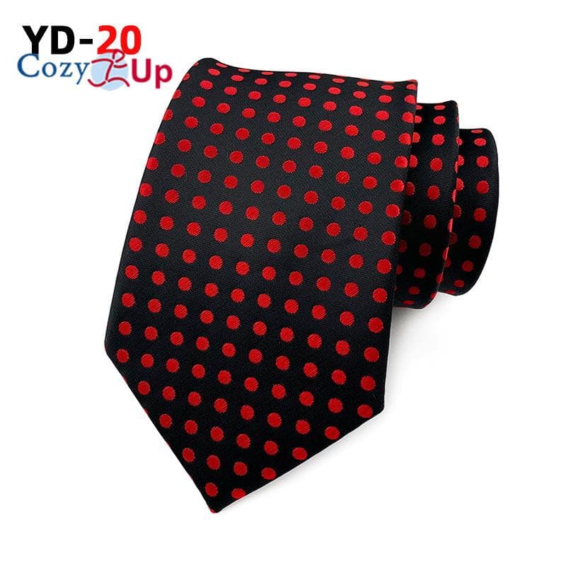 3.15 Fashion Wave Dot PaisleyTies Men Circle Dot Necktie for Wedding