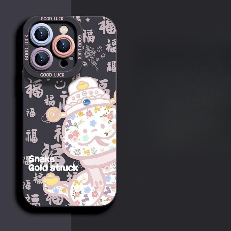 IPhone 16 Promax Phone Case 14 Silicone 15plus13mini Anti-fall Protection Case Apple 7P/8P Universal