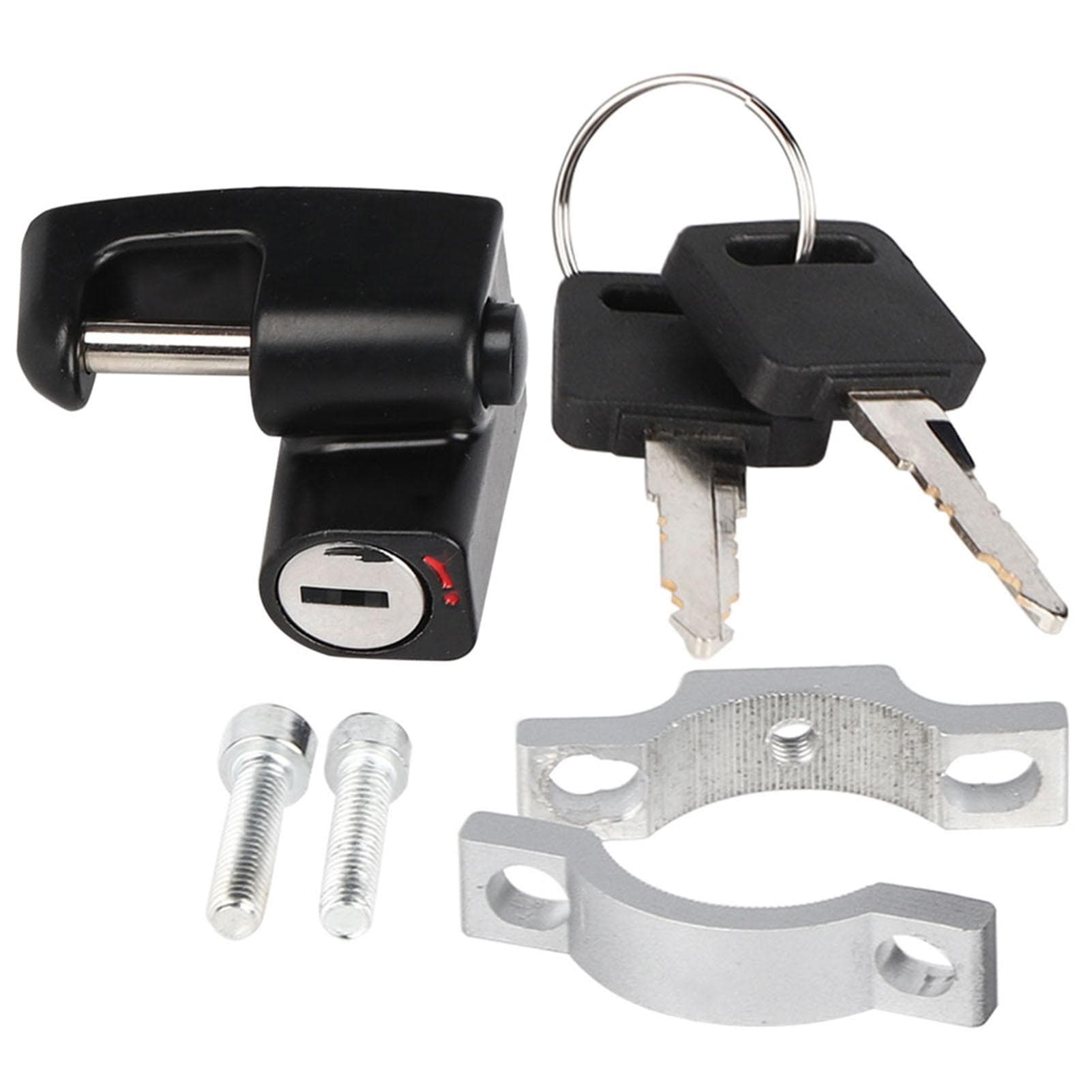0.9in Handlebar Helmet Lock Anti Theft Riding Accessory Fits for Nissan Almera Qashqai Primera