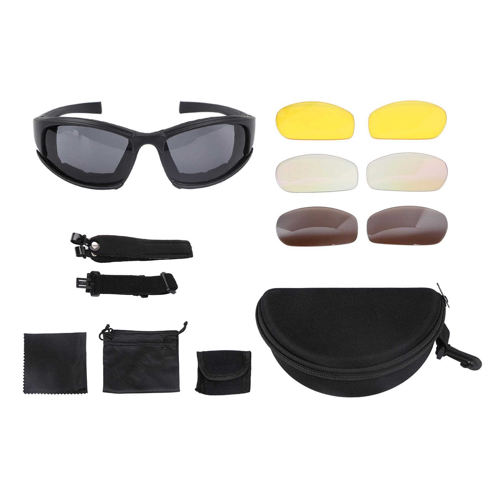 Motorcycle Goggles Night Vision Shockproof UV Protection Outdoor Eyewear Sports Glasses for Cycling