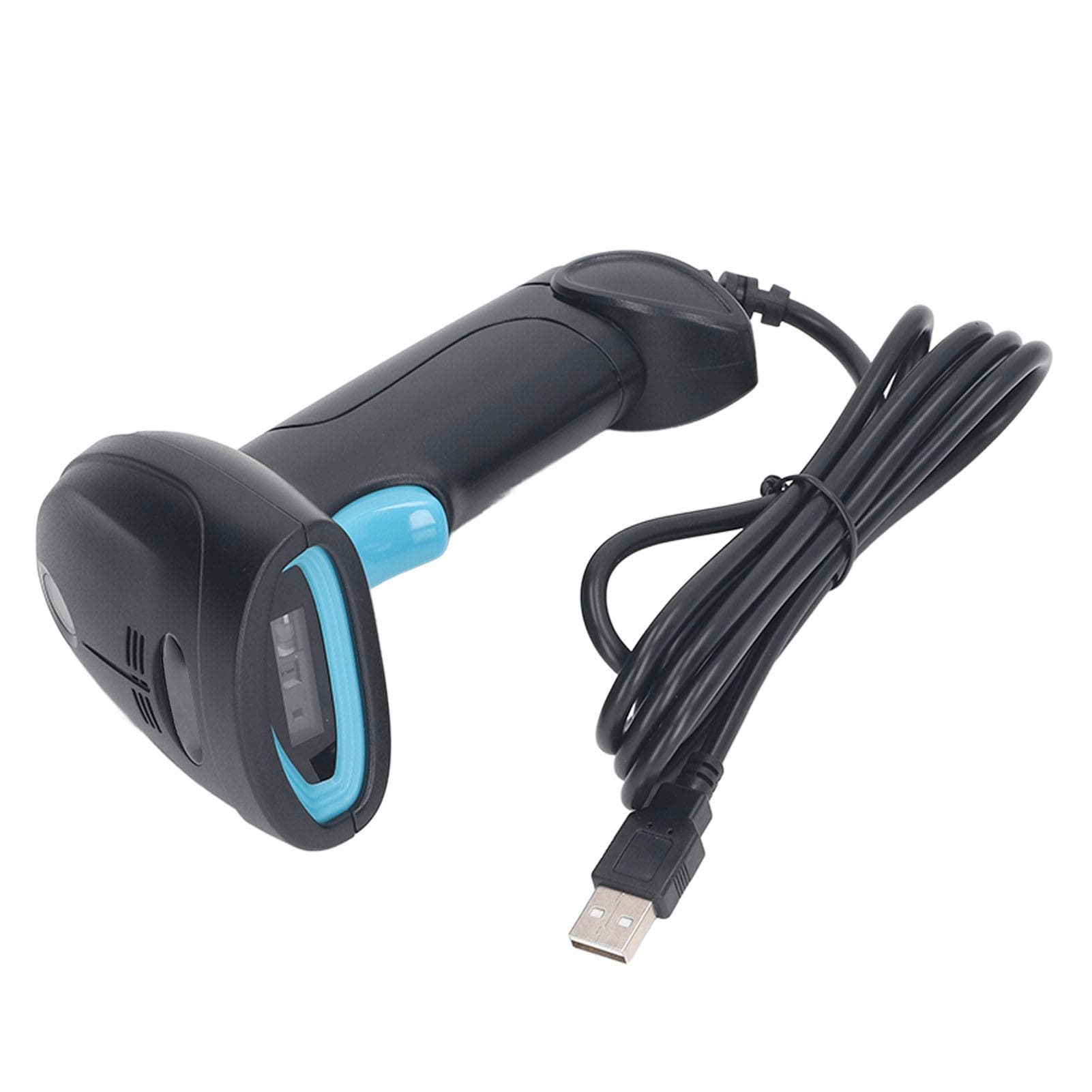 1D Barcode Scanner High Accuracy Fast Decoding Ergonomic USB Wired 1D Barcode Reader for