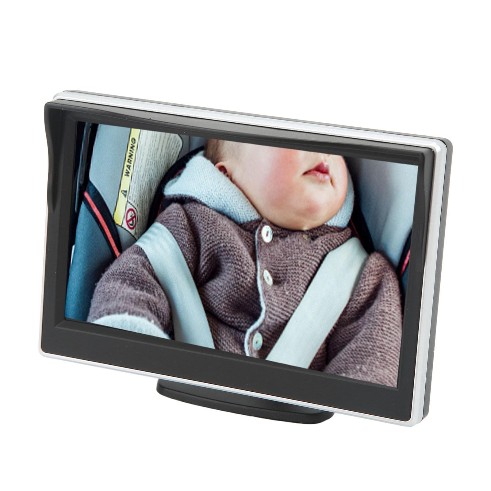 5in Baby Car Mirror HD 800RGB Clear Night Vision 120 degrees Rotating 12V to 24V DC Back Seat Baby Car