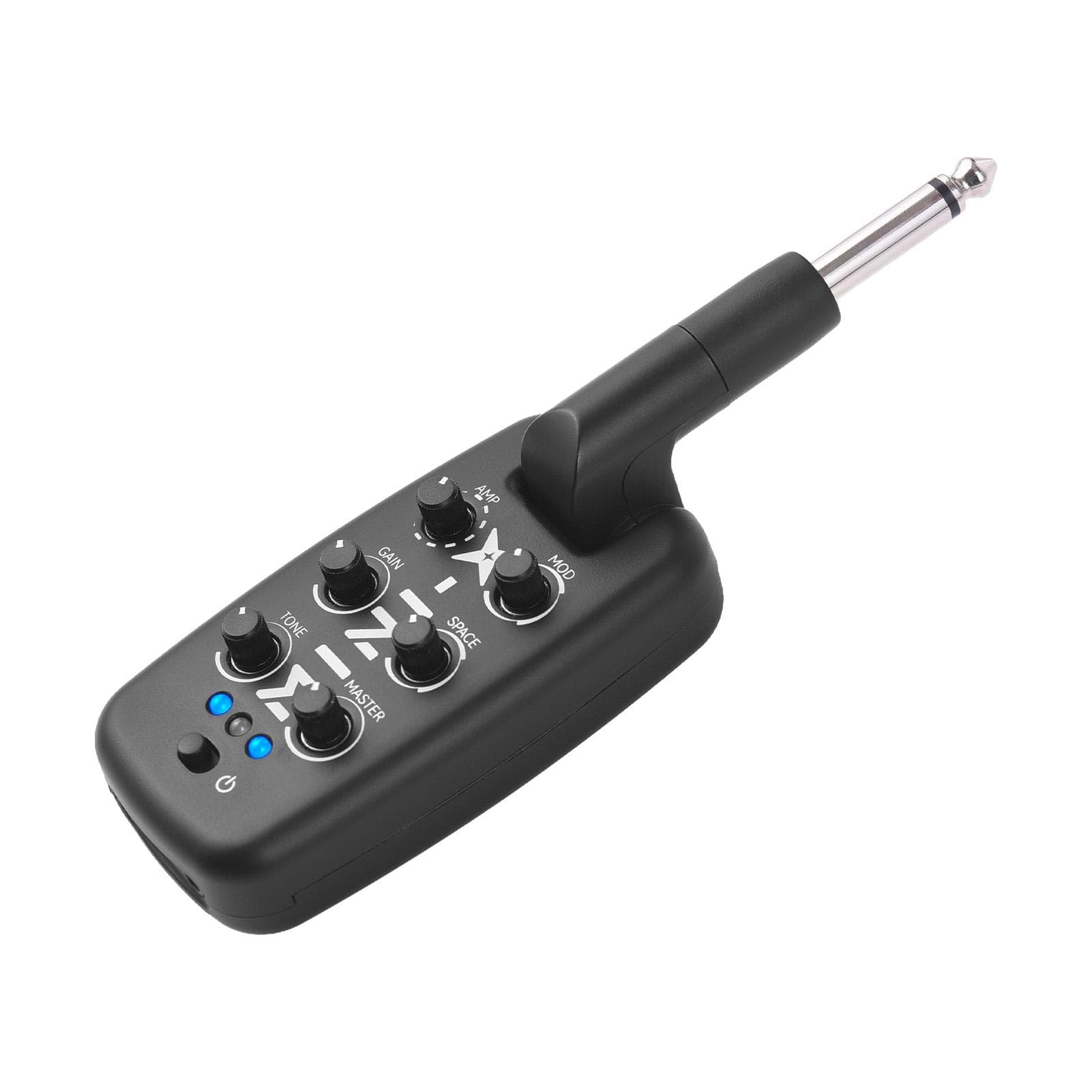 M-VAVE Guitar Headphone Amp 9 Simulation Tones Delay Reverb Chorus Multi-Effects Mini Amplifier black