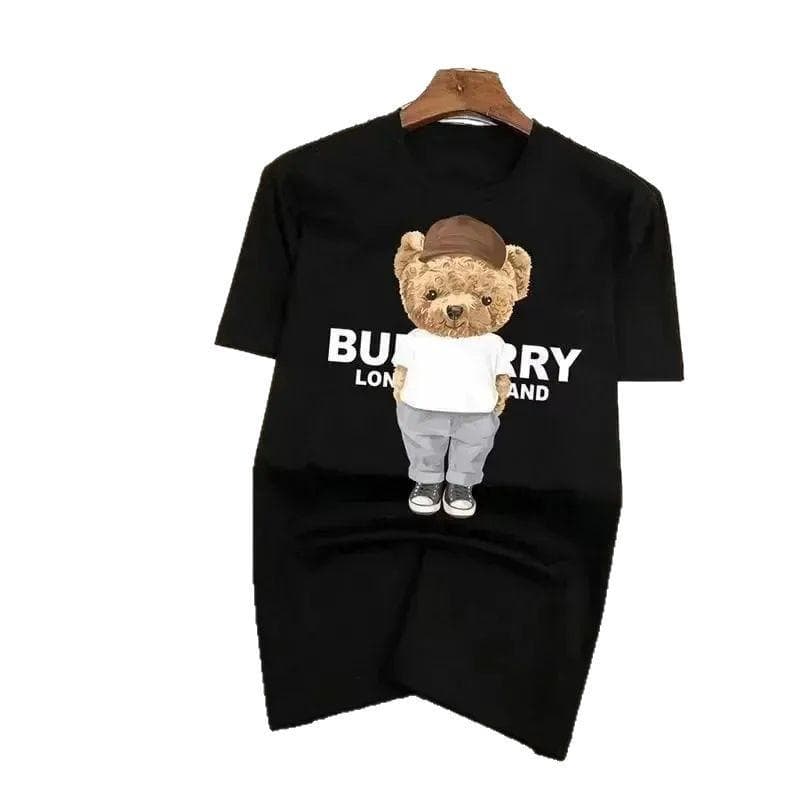 New T-shirt Men's Printed Men's Loose T-Shirt Casual Crew Neck Top Pullover XL