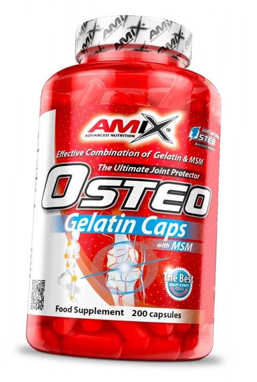 Collagen hydrolysate with MSM, OsteoGelatine+MSM, Amix Nutrition (68135001) 200caps