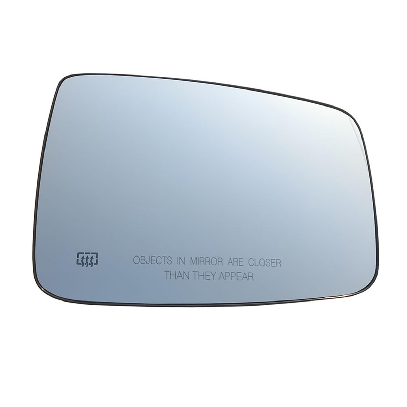 Heated Mirror Glass Right Passenger Side Heated Mirror Replacement for Dodge Ram 1500 2009-2019 Right Side white