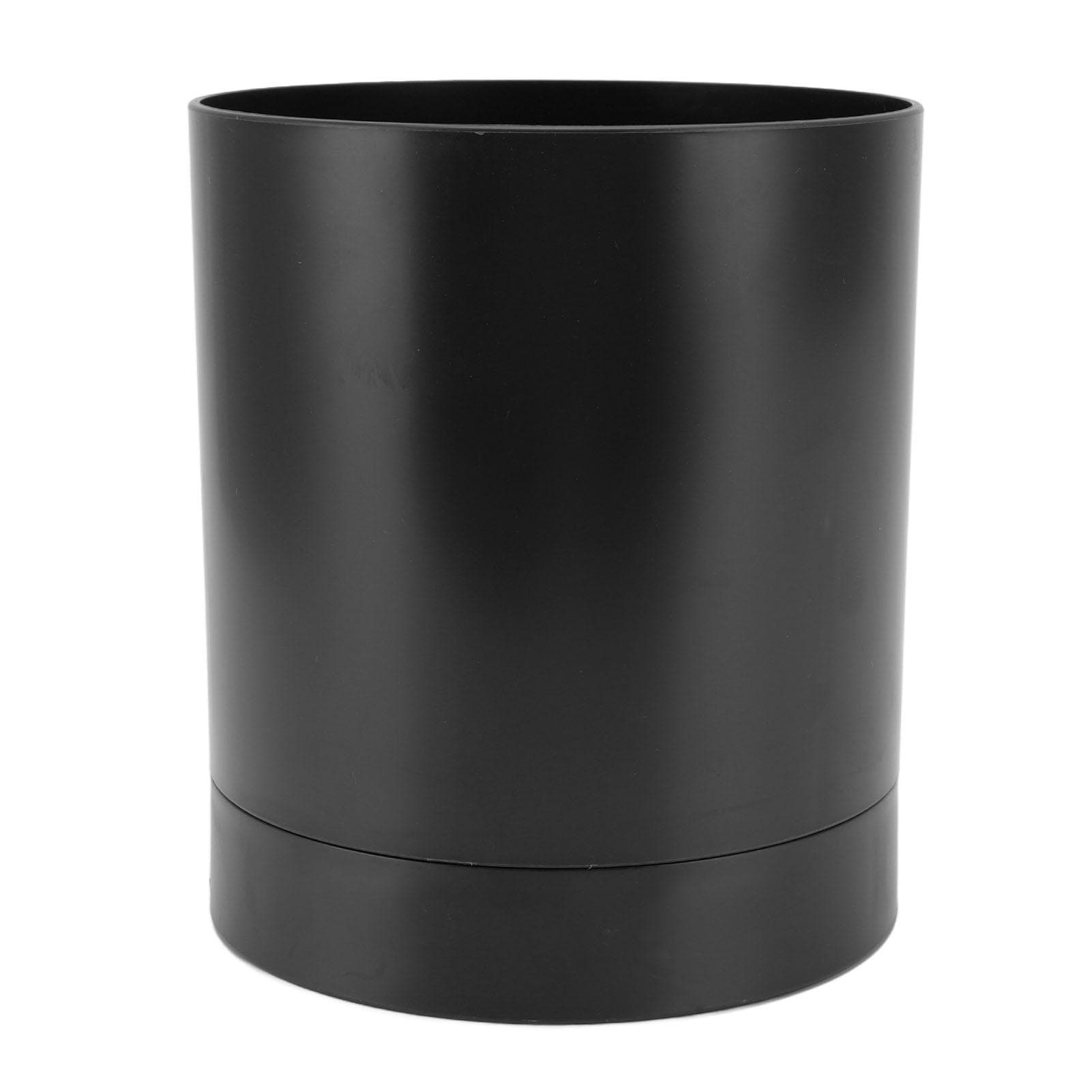 Utensil Holder 360 Degree Rotatable Simple Chopstick Basket Tableware Storage Container for Home black