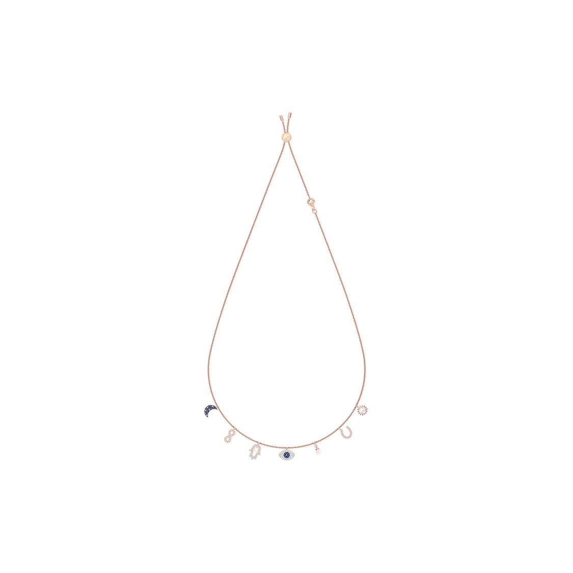 Swarovski Symbolica Exquisite Design Artificial Crystal Necklace Women necklace 5497664 Box (Random Color)