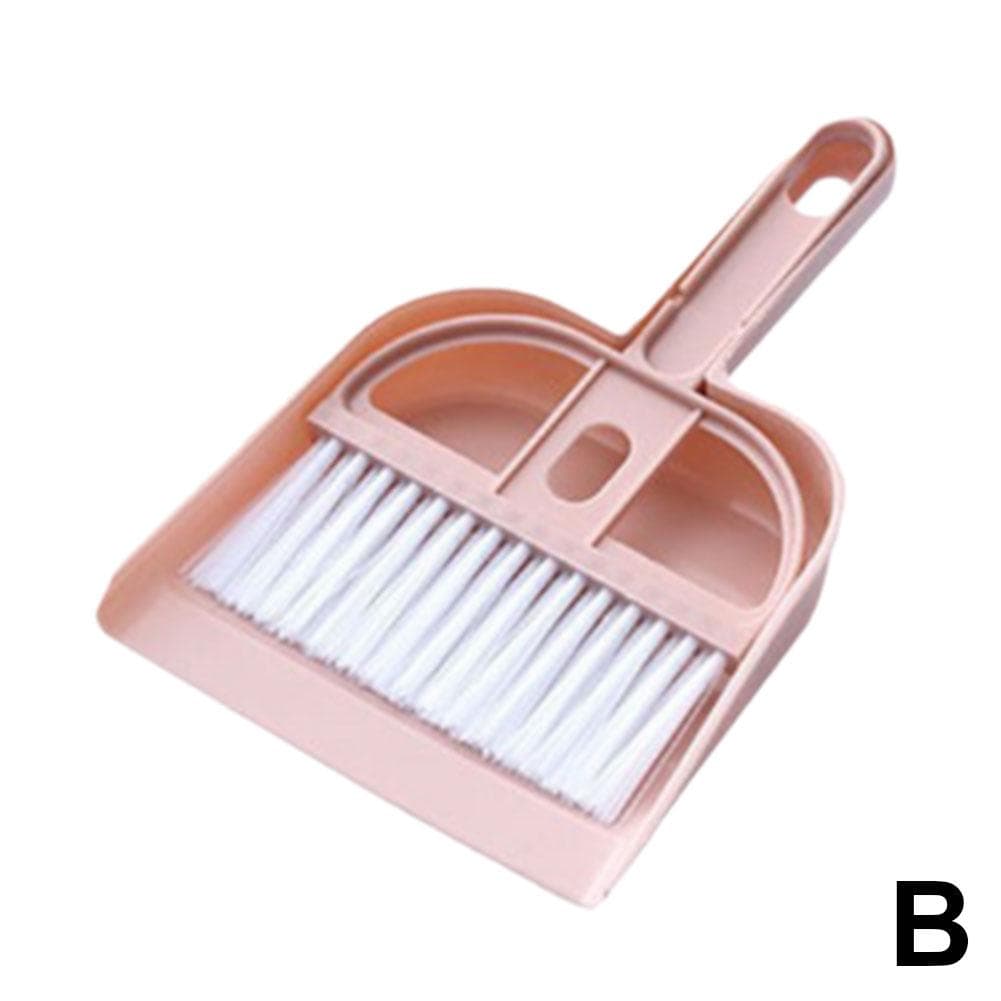 Desktop Mini Broom Dustpans Set with Garbage Shovel Nordic Color for Household Desktop Cleaning Tools
