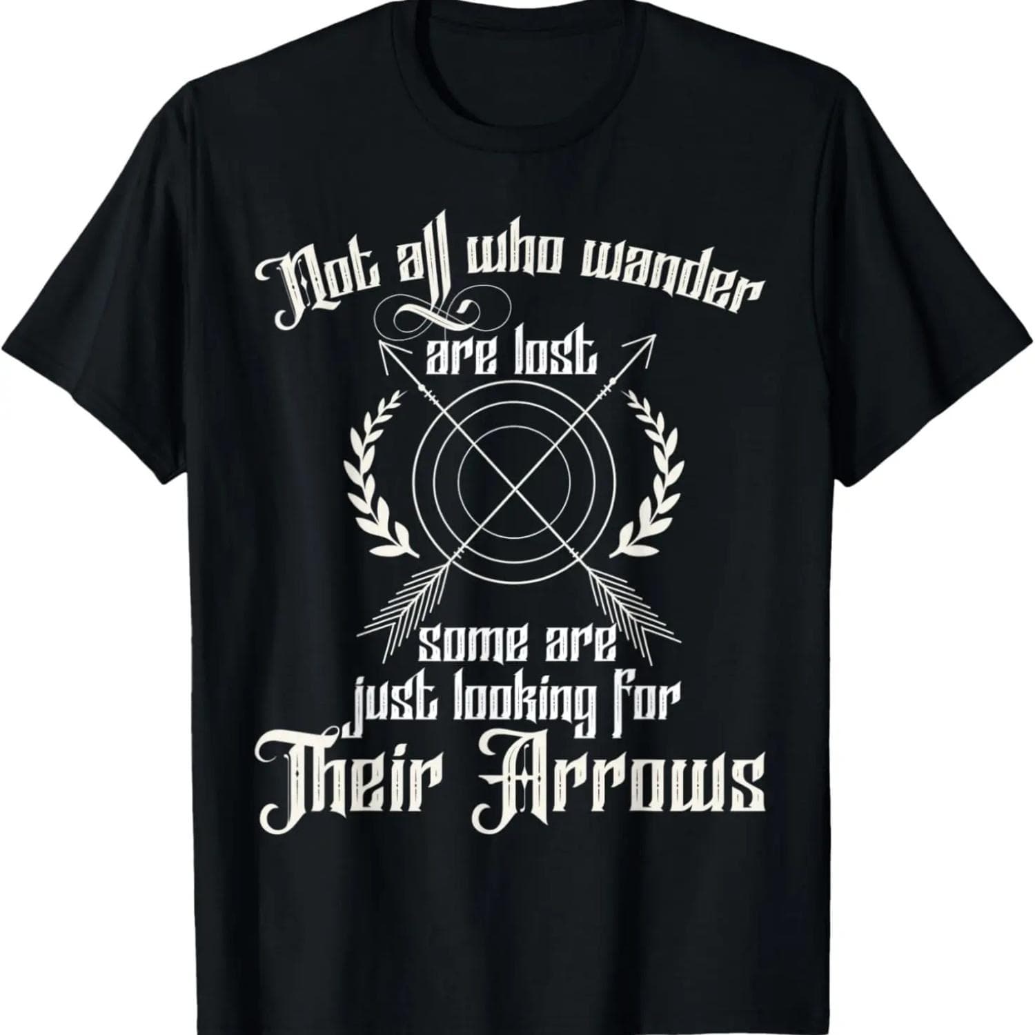 Vintage Archery Club Bow Hunting Traditional Archery Archer T-Shirt M black