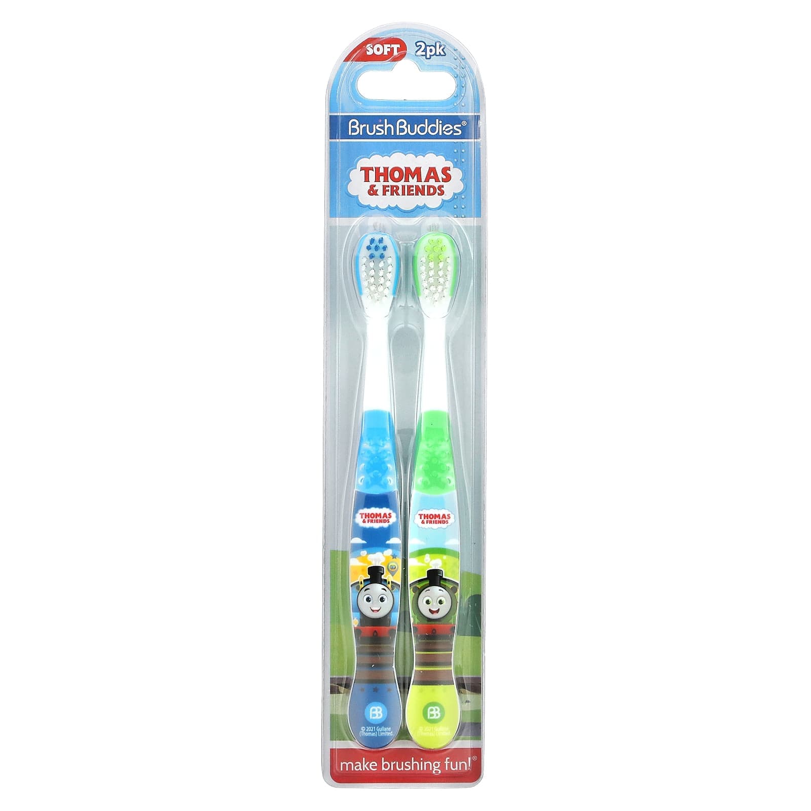 Brush Buddies, Thomas and Friends toothbrushes, pack of 2