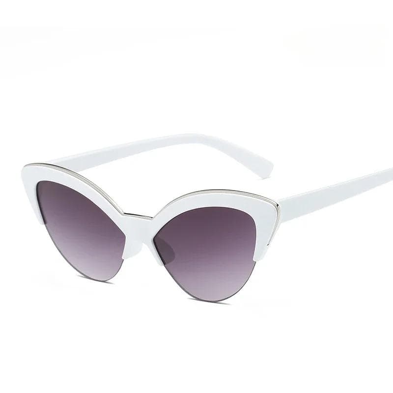 New Female Cat Eye Sunglasses Luxury Vintage Red Cateye Glasses for Women Gradient Designer Eyewear Lentes De Sol