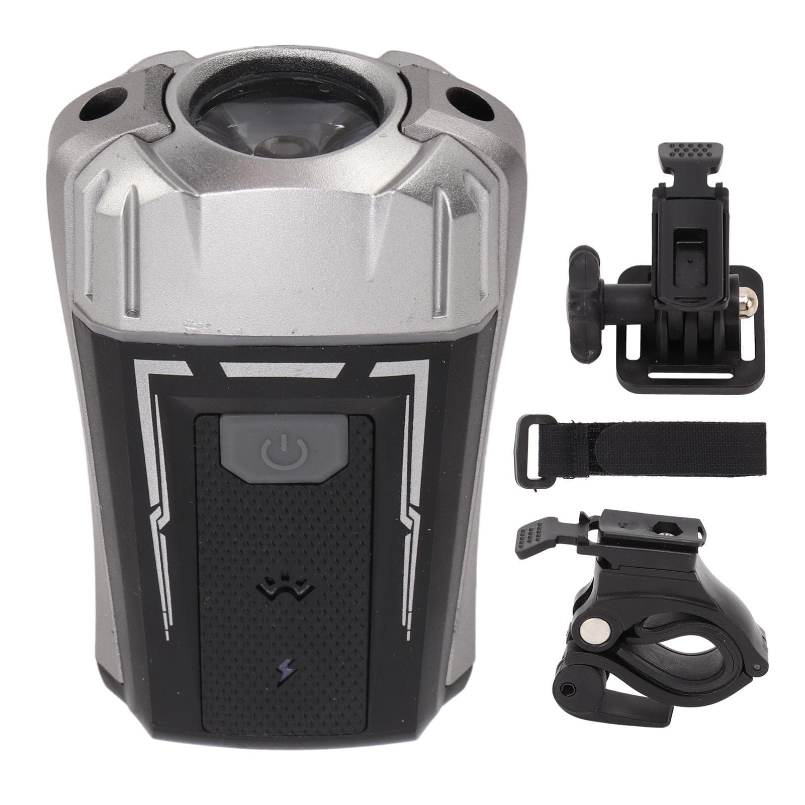 USB Rechargeable LED Bicycle Headlight Waterproof 4 Modes Bike Front Helmet Light for Outdoor