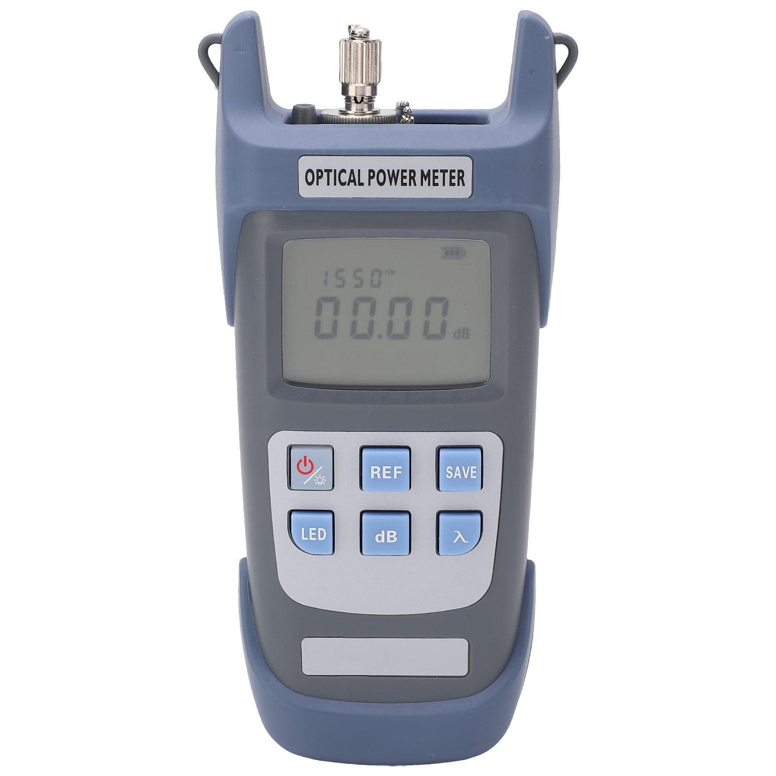 Optical Fiber Power Meter Optic Cable Tester ?50~+26dbm with LED Light for Maintenance