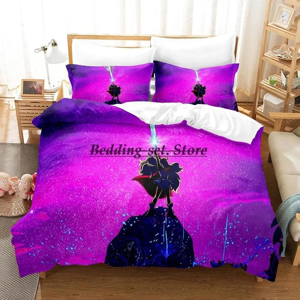 She Ra And The Princesses Of Power Bedding Set Single Twin Full Queen King Size Bed Set Bedroom Duvetcover Sets Anime AU King 240x210cm