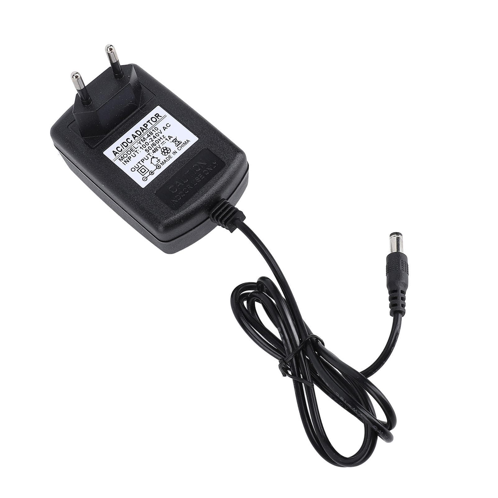 DC Power Adapter 48V 1A 5.5x2.5mm High Security 37in Cable AC Input DC Output Charger for LED