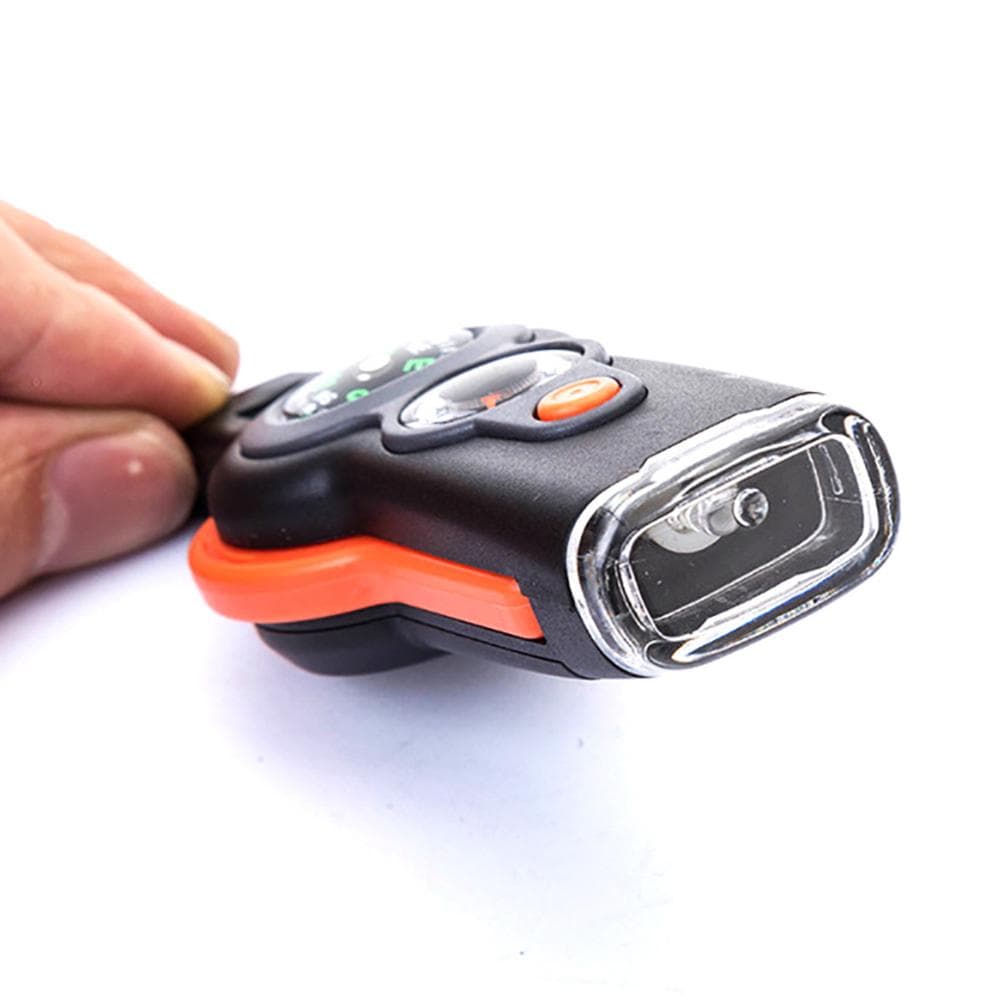 7 in 1 Multi Function Outdoor Whistle Compass Thermometer LED Light Mirror Magnifying Glass Outdoor