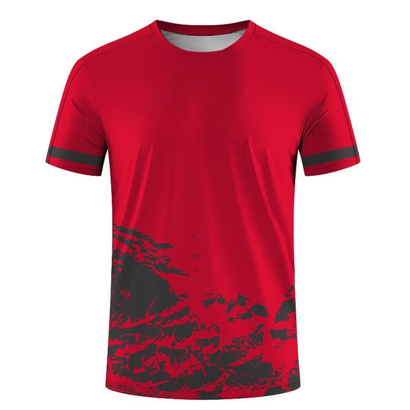 New Summer Men's Sports Top 3D Digital Printed Loose Short Sleeve Round Neck T-shirt 5XL