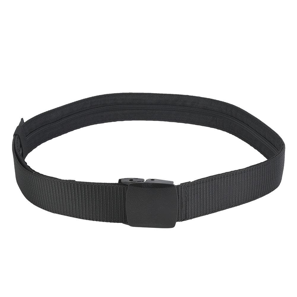 Security Money Pocket Belt with Zipper for Outdoor Travel Anti Theft Safety Wallet