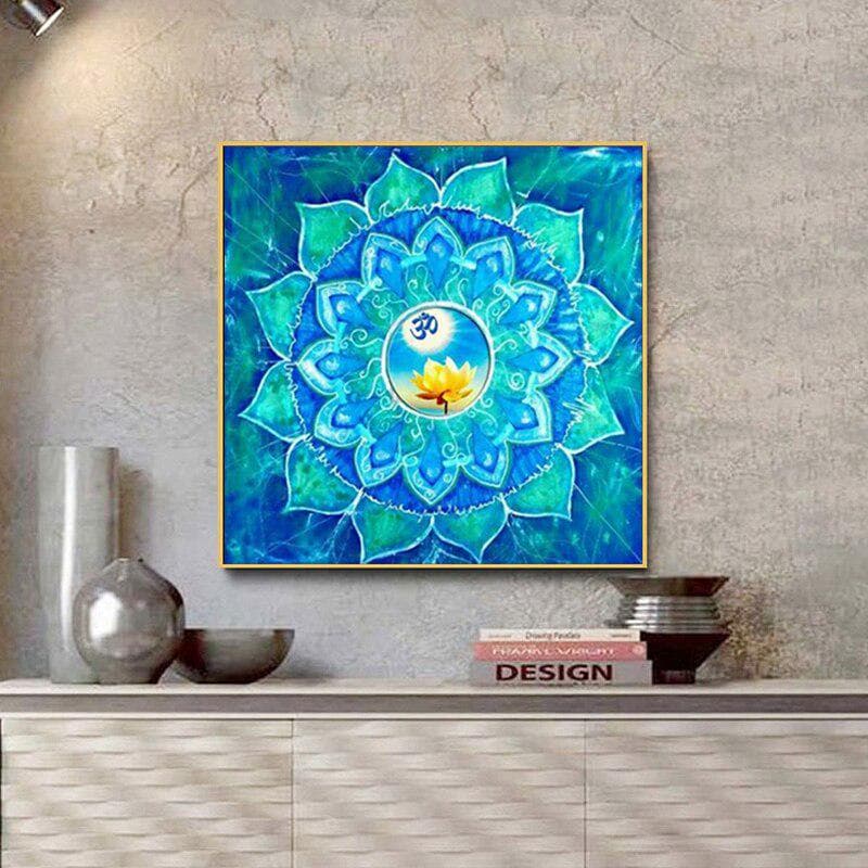 5D DIY Diamond Painting Flower Mandala Flower Cross Stitch Diamond Embroidery 30x30CM