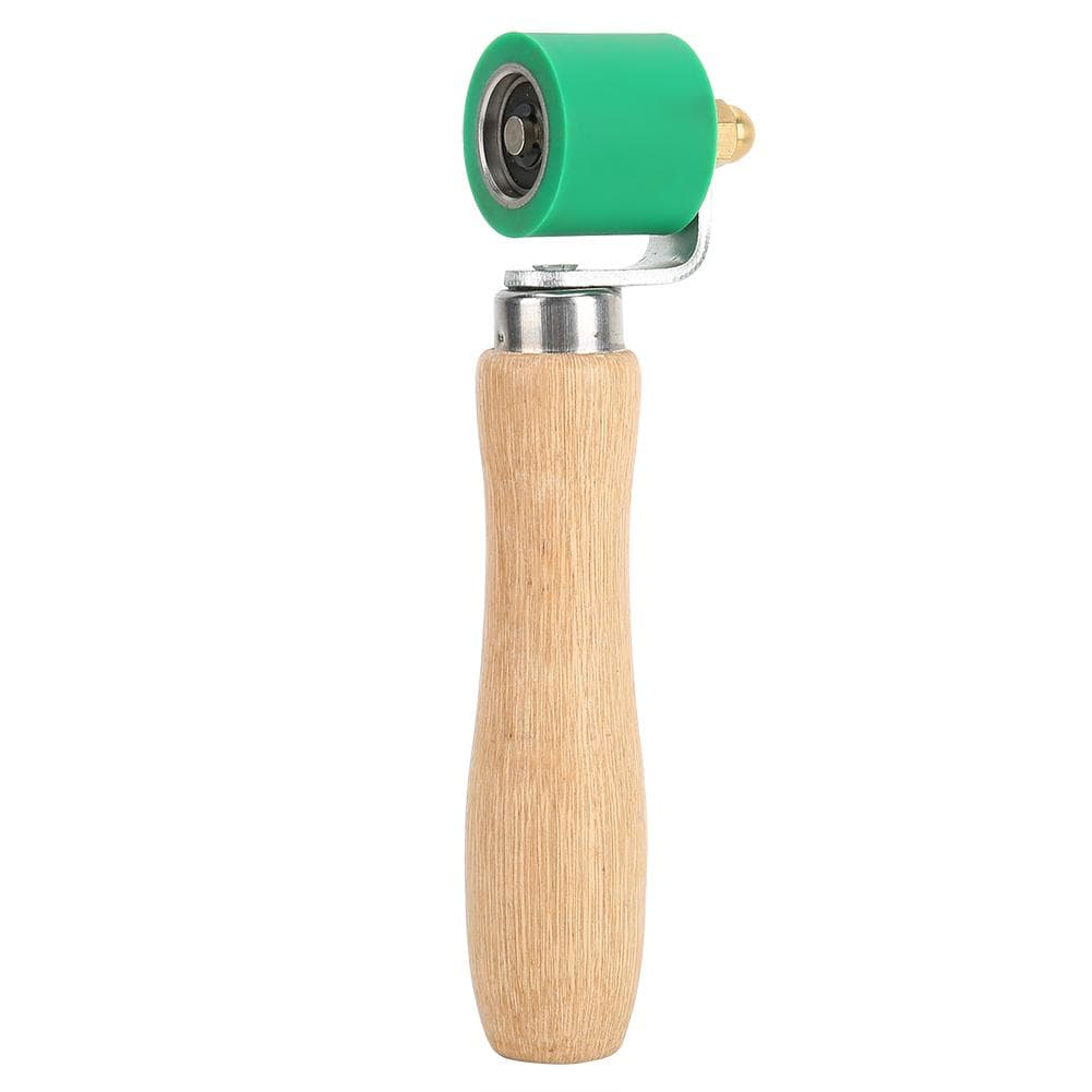 1.1in Silicone Hand Pressure Roller 2‑Way Bearing 260 degrees C High Temperature Resistant Welding green