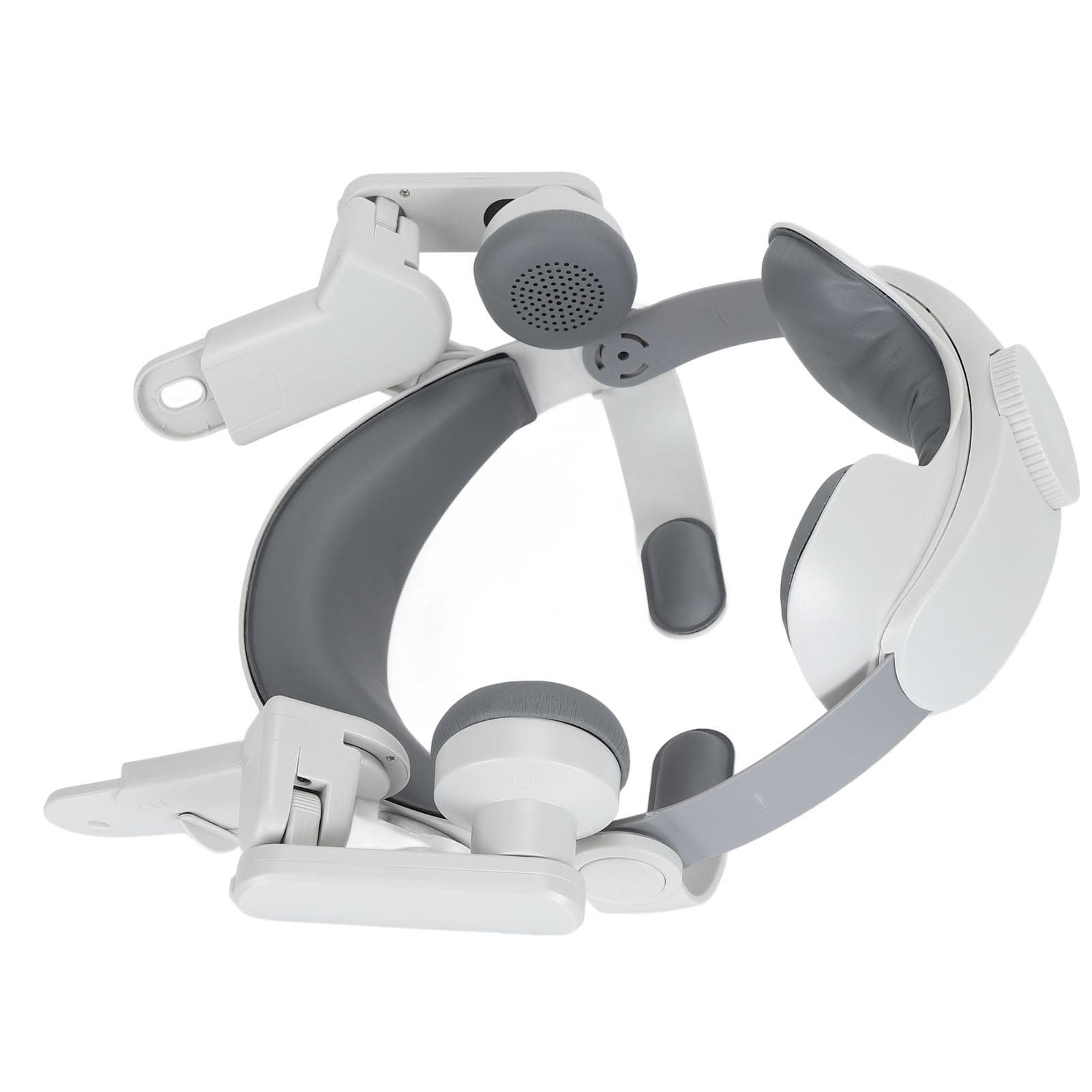 VR Head Strap Adjustable Reduce Pressure Replacement VR Headset Headband with Ear Head Cushion