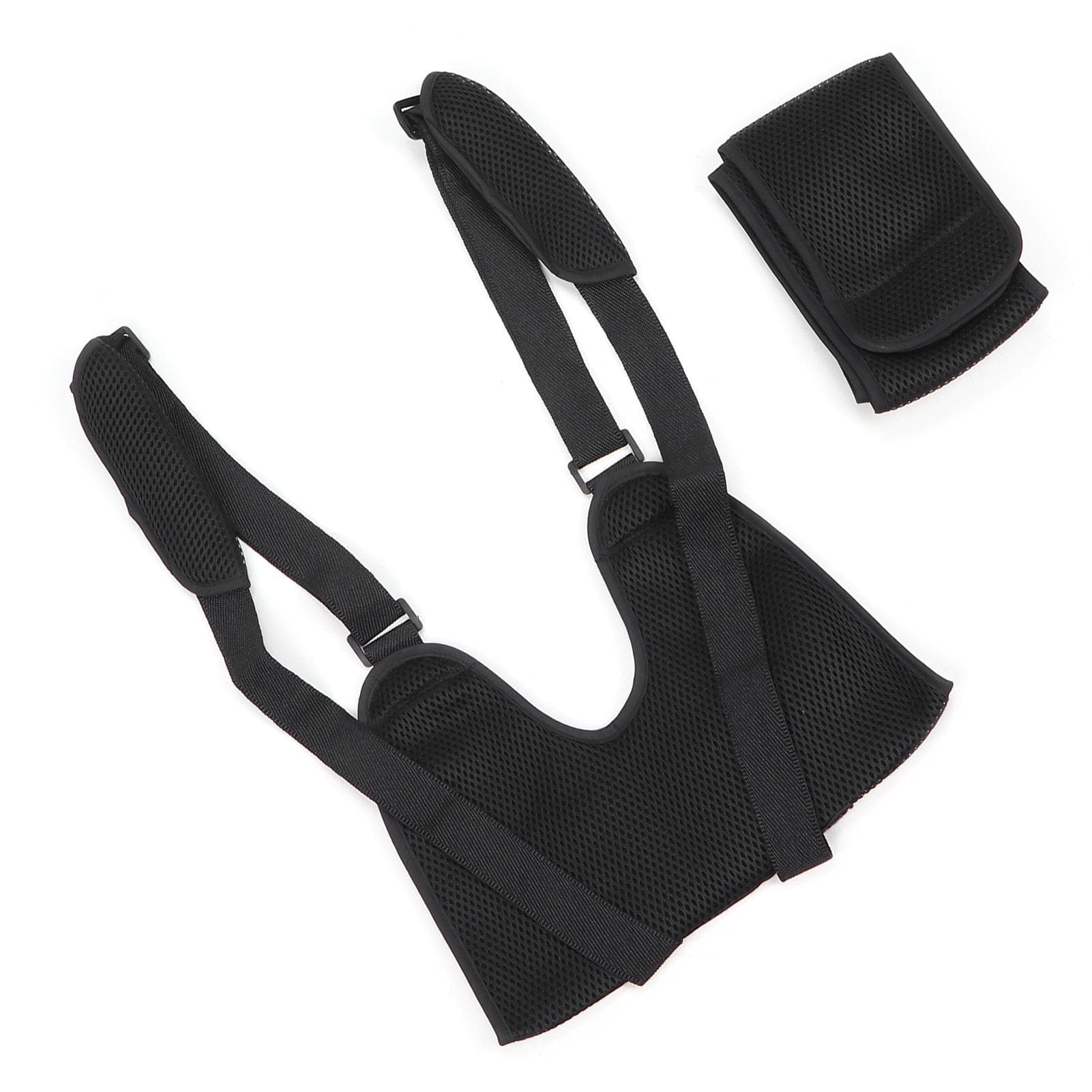 Arm Sling Breathable Shoulder Elbow Immobilizer Support Brace with Immobilizer Band for Upper