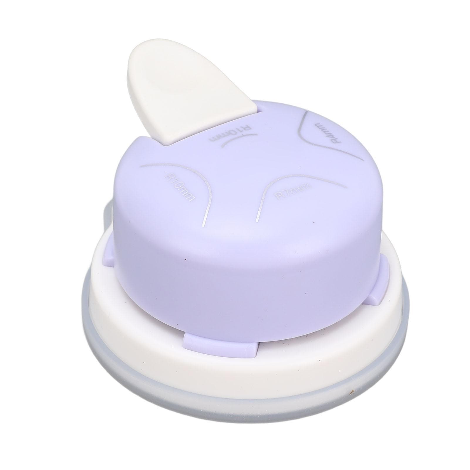 Corner Rounder Punch 4 in 1 Multifunctional Portable Paper Corner Rounder for Handcraft Roseate purple