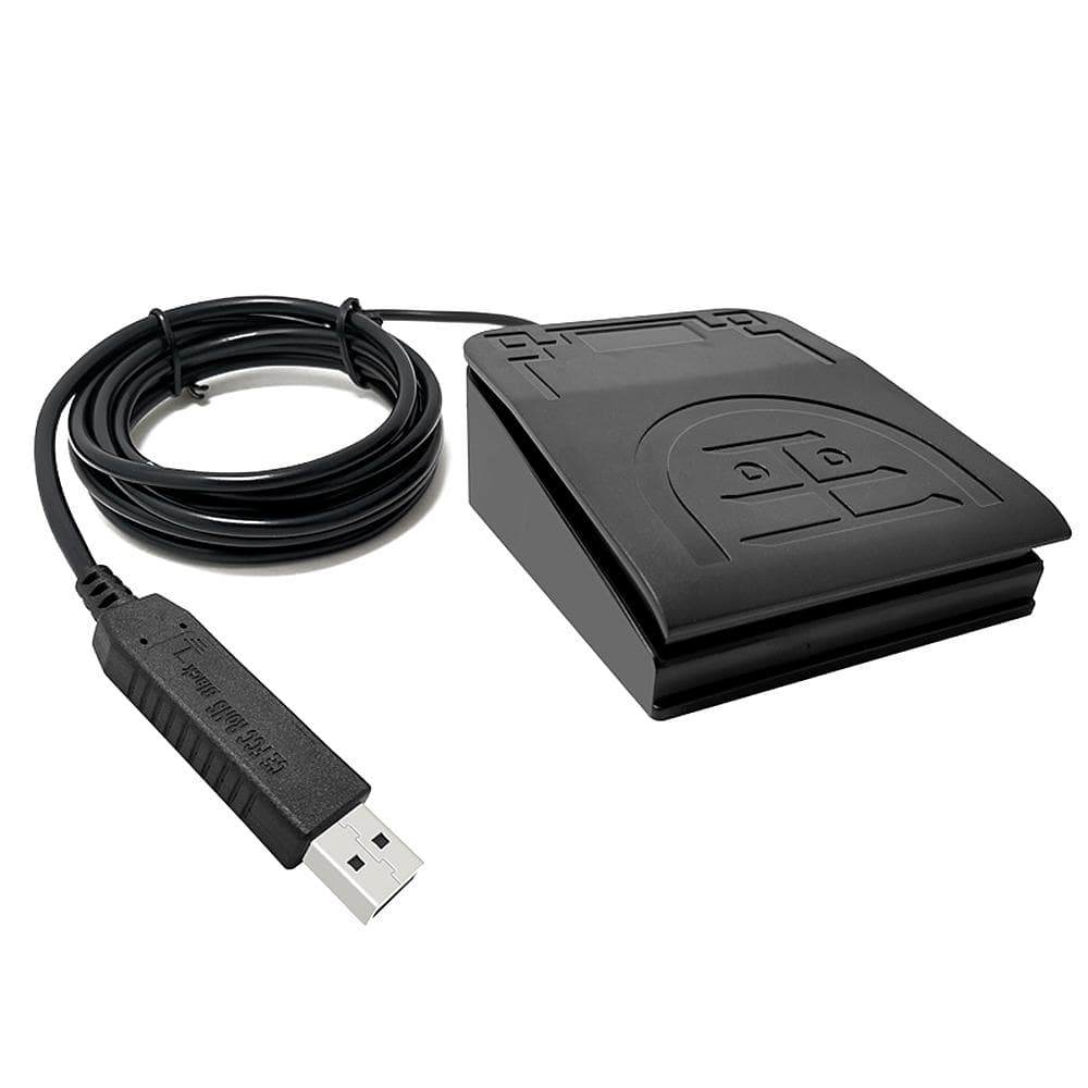 Multifunctional Customized Foot Pedal USB Foot Switch MIDI Cotroller Action Pedal for Image black
