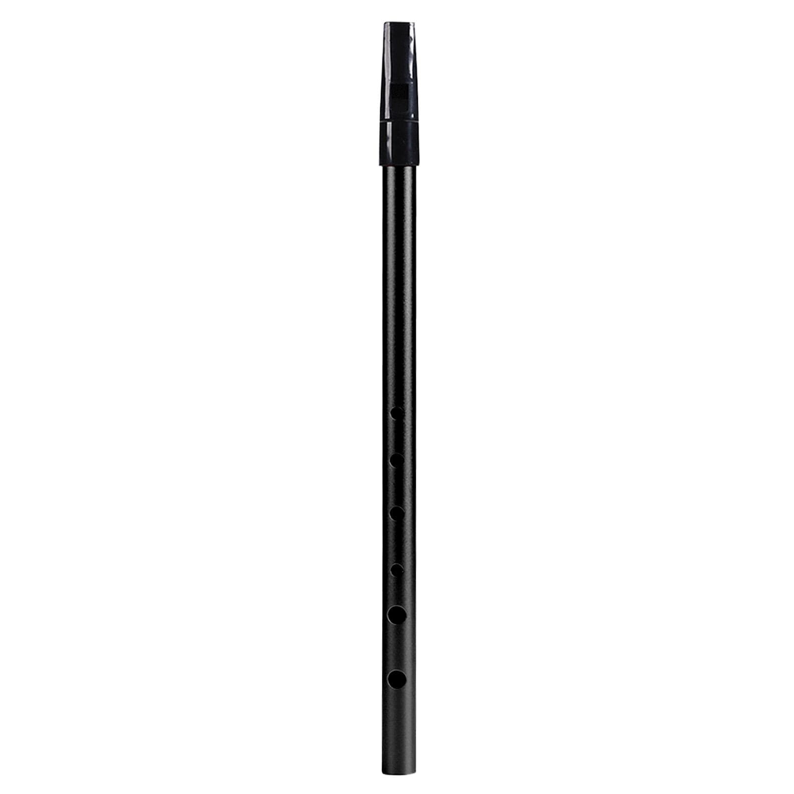 Irish Whistle C Key 6-hole Key of C 6 Holes Flute Penny Whistle Tin Whistle Wind Musical black