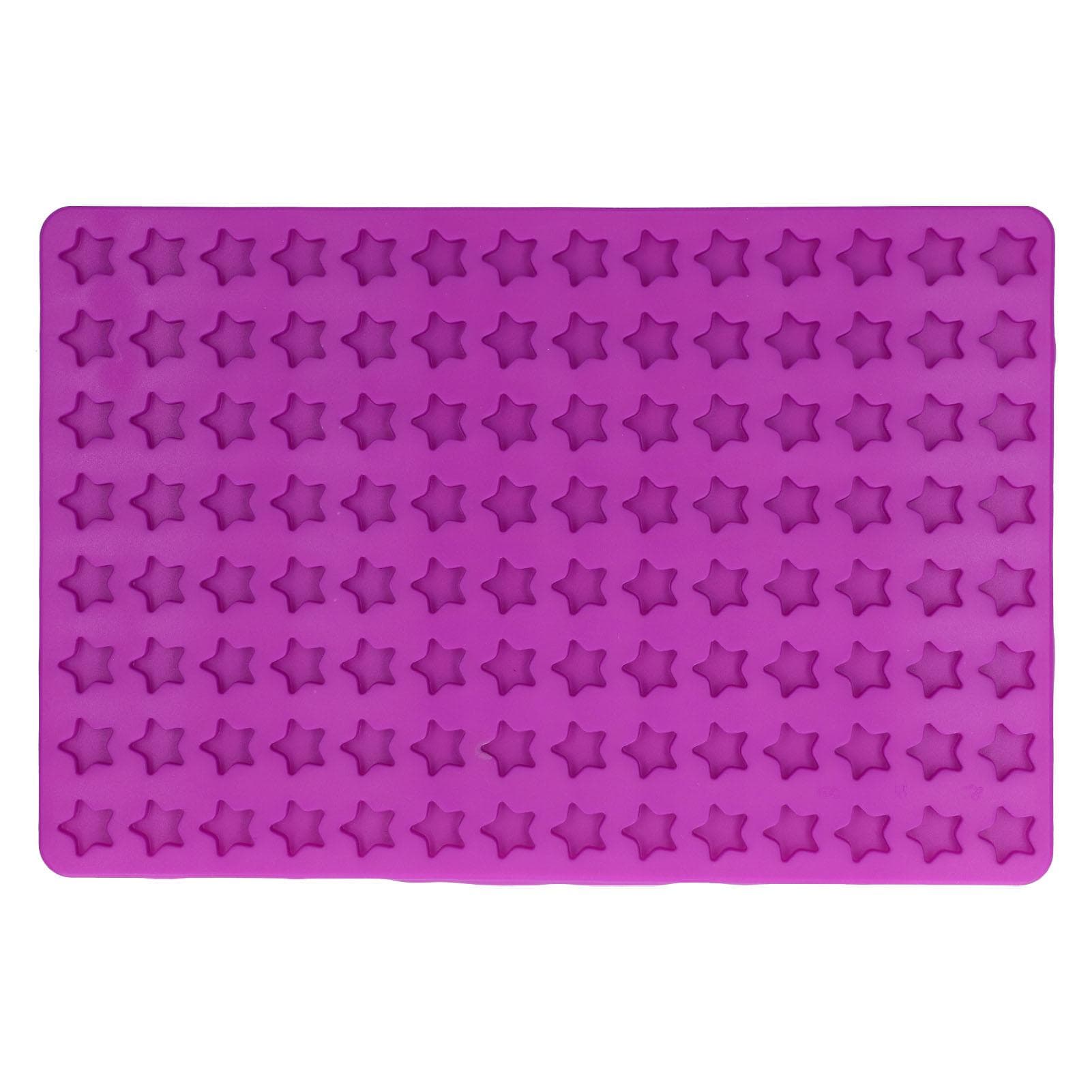 Dog Cookie Molds 112 Holes Five Pointed Star Silicone Biscuit Molds for DIY Chocolate Candy