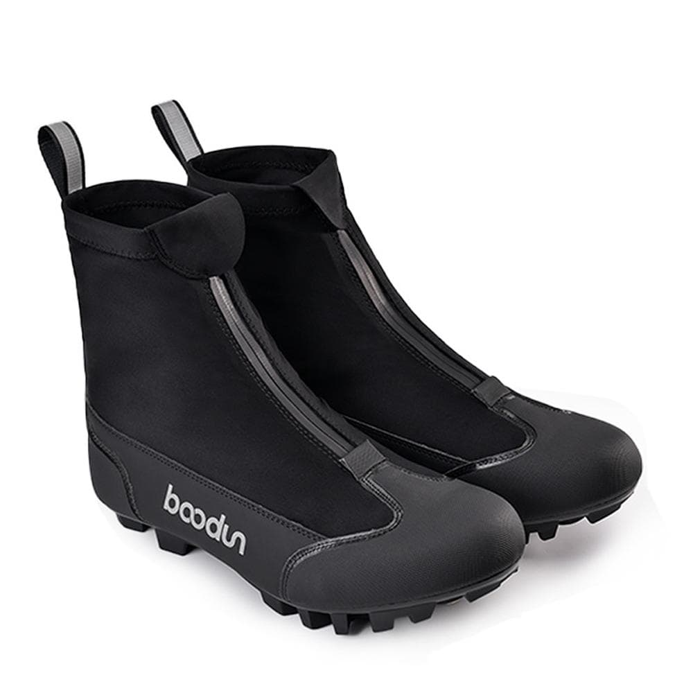 Winter Mountain Bike Boots Outdoor Nylon Warm Windproof Fashion Reflective Cycling Boots Riding 42