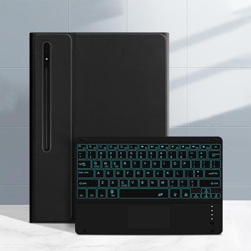 Suitable for Samsung Tab S8Ultra 14.6 Tablet Bluetooth Keyboard Leather Case S9plus S7FE Protective