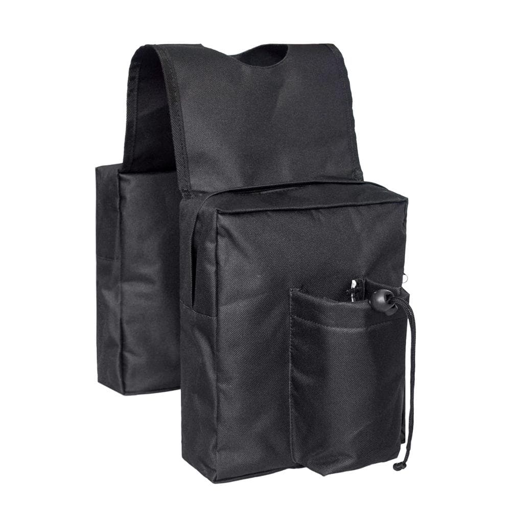 ATV Saddle Bag with Multi-Pocket Universal Waterproof Storage Bags for ATV UTV Bicycle Snowmobile black