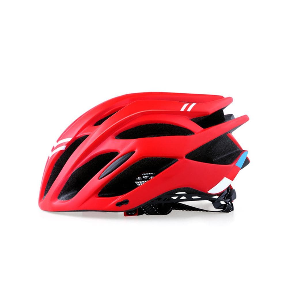 Adult Bike Helmet Cycle Mountain Helmet for Mens Womens Safety Protection Comfortable Lightweight red