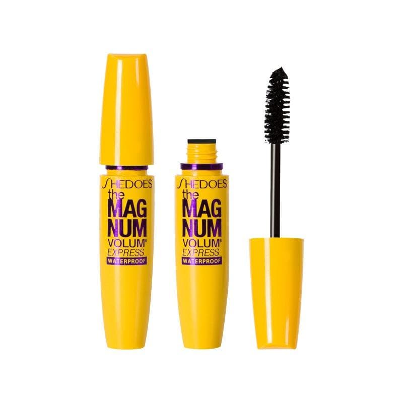 Mascara Lengthening Black Lash Eyelash Extension Eye Lashes Brush Beauty Makeup Long-wearing yellow Color Mascara Stage makeup sensation black