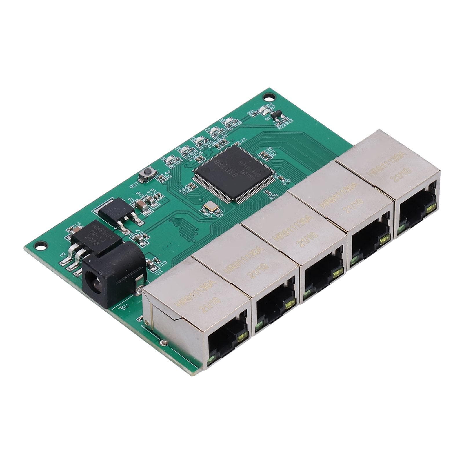 5 Port Switch Module 1000M 100M ACTIVE Gigabit Ethernet Block Based for RTL8367RB DC 5V