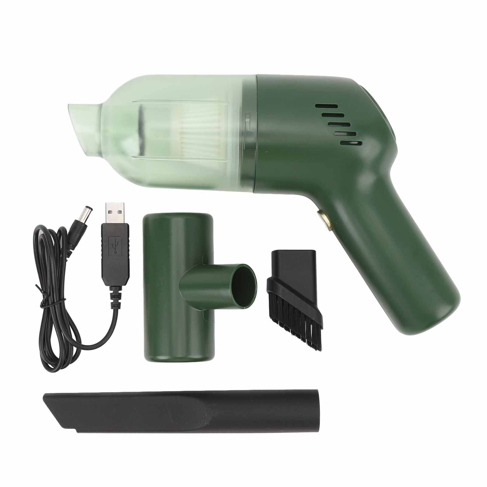 Pet Hair Handheld Vacuum Cordless Rechargeable Compact Cat Dog Hair Vacuum Cleaner For Pet Car Home green