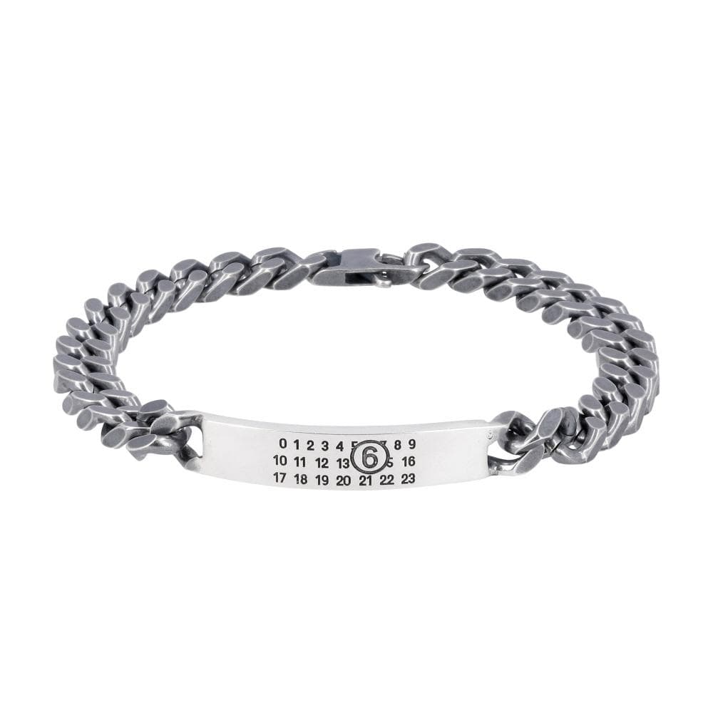 Maison Margiela Engraving Numbering Logo Chain Bracelet Sm6uy0049 Sv0235 SM6UY0049 SV0235 954 (10)