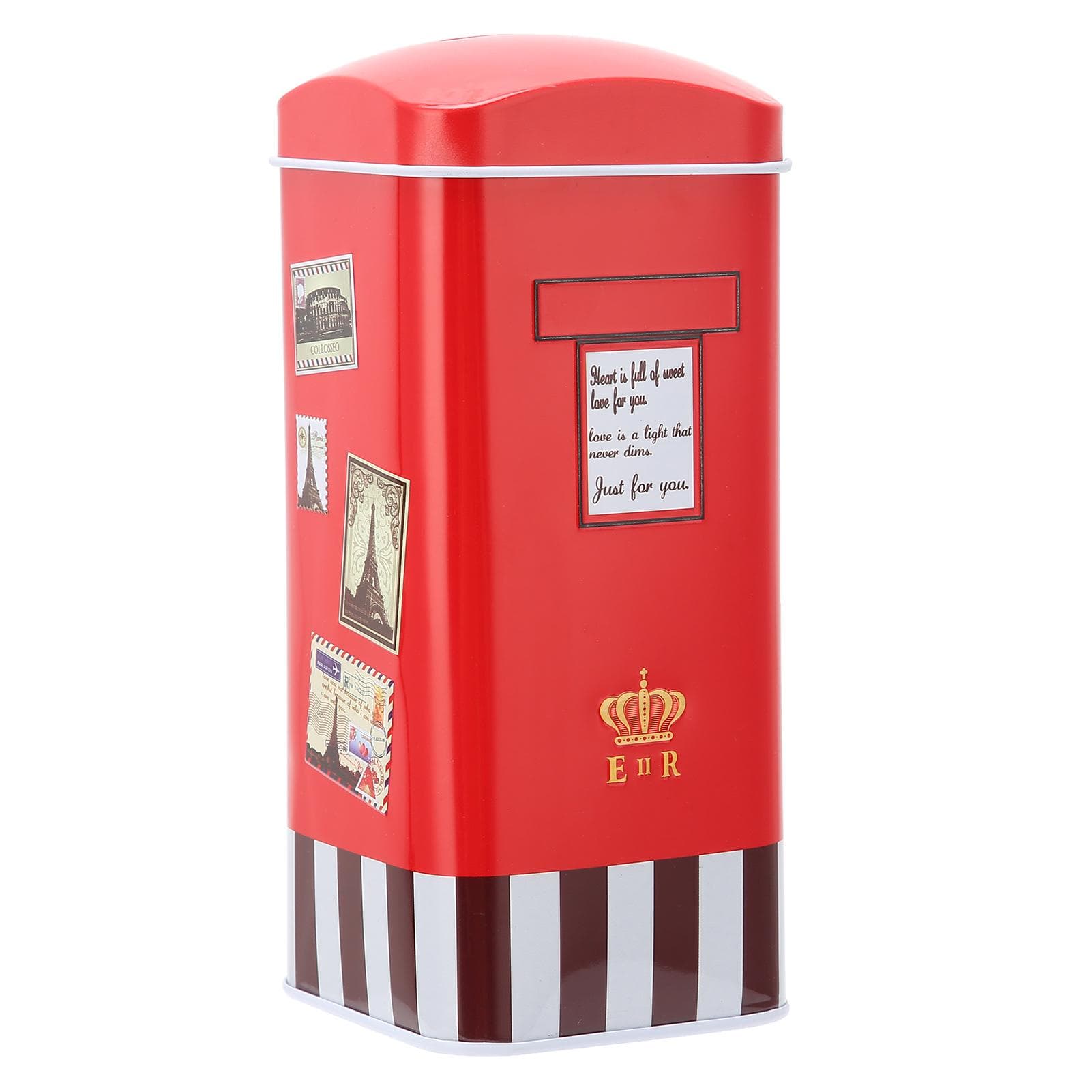 Mailbox Post Box Model Decor State Piggy Bank Money Saving Box Home Desk Decoration