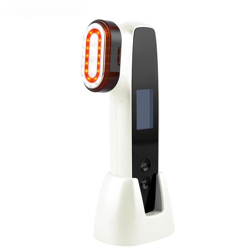 Multifunctional Facial Beauty Instrument Household Face Lift Introducer Micro-current Facial Ultrasonic Cannon Beauty Instrument white